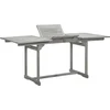 Image de vidaXL - Tuintafel - (120-170)x80x75 - cm - massief - acaciahout