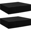 Image de vidaXL - Tuinmeubelhoezen - 2 - st - met - 8 - oogjes - 200x200x70 - cm