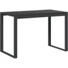 Image de vidaXL - Computerbureau - 110x60x73 - cm - spaanplaat - zwart