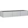 Image de vidaXL - Plantenbak - verhoogd - 240x80x45 - cm - gegalvaniseerd - staal - zilver