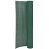 Image de vidaXL - Tuinafscheiding - dubbelzijdig - 110x300 - cm - groen
