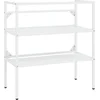 Image de vidaXL - Wastafelframe - 79x38x83 - cm - ijzer - wit