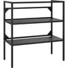 Image de vidaXL - Wastafelframe - 79x38x83 - cm - ijzer - zwart