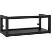 Image de vidaXL - Wastafelframe - wandgemonteerd - 79x38x31 - cm - ijzer - zwart