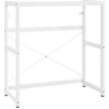 Image de vidaXL - Wastafelframe - 79x38x83 - cm - ijzer - wit