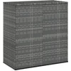 Image de vidaXL - Tuinbox - 100x49x103,5 - cm - polyetheen - rattan - grijs