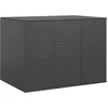 Image de vidaXL - Tuinbox - 145x100x103 - cm - polyetheen - rattan - zwart
