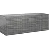 Image de vidaXL - Tuinbox - 291x100,5x104 - cm - polyetheen - rattan - grijs