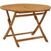 Image de vidaXL - Tuintafel - inklapbaar - 110 - cm - massief - acaciahout