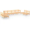 Image de vidaXL - 8-delige - Loungeset - massief - grenenhout