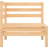 Image de vidaXL - 6-delige - Loungeset - massief - grenenhout