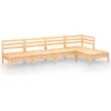 Image de vidaXL - 5-delige - Loungeset - massief - grenenhout