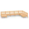 Image de vidaXL - 8-delige - Loungeset - massief - grenenhout