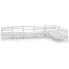 Image de vidaXL - 7-delige - Loungeset - massief - grenenhout - wit