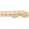 Image de vidaXL - 8-delige - Loungeset - massief - grenenhout