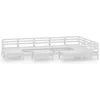 Image de vidaXL - 10-delige - Loungeset - massief - grenenhout - wit