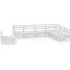 Image de vidaXL - 7-delige - Loungeset - massief - grenenhout - wit