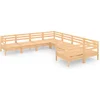 Image de vidaXL - 8-delige - Loungeset - massief - grenenhout