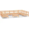 Image de vidaXL - 10-delige - Loungeset - massief - grenenhout