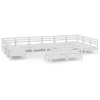 Image de vidaXL - 12-delige - Loungeset - massief - grenenhout - wit