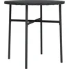 Image de vidaXL - Salontafel - 45 - cm - poly - rattan - zwart
