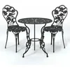 Image de vidaXL - 3-delige - Bistroset - gietaluminium - zwart