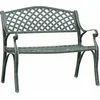 Image de vidaXL - Tuinbank - 102 - cm - gietaluminium - groen