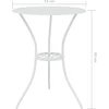 Image de vidaXL - 3-delige - Bistroset - gietaluminium - wit