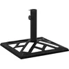 Image de vidaXL - Parasolvoet - 44x44x31 - cm - gietijzer - zwart