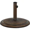 Image de vidaXL - Parasolvoet - 45x45x30 - cm - gietijzer - bronskleurig