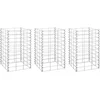 Image de vidaXL - Gabion - plantenbakken - 3 - st - verhoogd - 30x30x50 - cm - ijzer