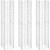 Image de vidaXL - Schanskorf - plantenbakken - 3 - st - verhoogd - 30x30x150 - cm - ijzer