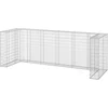 Image de vidaXL - Schanskorf - voor - containers - 325x100x110 - cm - gegalvaniseerd - staal