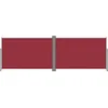 Image de vidaXL - Windscherm - uittrekbaar - 220x600 - cm - rood