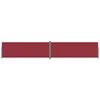 Image de vidaXL - Windscherm - uittrekbaar - 180x1000 - cm - rood