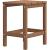 Image de vidaXL - Tuintafel - Adirondack - 38x38x46 - cm - HDPE - bruin