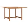 Image de vidaXL - Tuintafel - 110x110x75 - cm - massief - teakhout