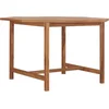 Image de vidaXL - Tuintafel - 110x110x75 - cm - massief - teakhout