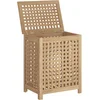 Image de vidaXL - Wasmand - 50x35x60 - cm - massief - teakhout