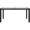 Image de vidaXL - 5-delige - Tuinset - met - kussens - poly - rattan - zwart