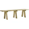 Image de vidaXL - Tuinbank - 160 - cm - geïmpregneerd - massief - grenenhout