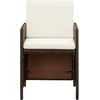 Image de vidaXL - 9-delige - Tuinset - met - kussens - poly - rattan - bruin