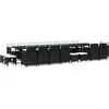 Image de vidaXL - 21-delige - Tuinset - met - kussens - poly - rattan - zwart