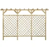 Image de vidaXL - Tuinhek - met - latwerk - en - pergola - 300x50x200 - cm - geïmpregneerd - hout
