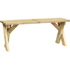 Image de vidaXL - Tuinbank - 110 - cm - geïmpregneerd - grenenhout