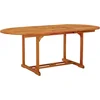 Image de vidaXL - Tuintafel - 200x100x75 - cm - massief - eucalyptushout