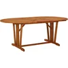 Image de vidaXL - Tuintafel - 200x100x75 - cm - massief - eucalyptushout