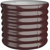 Image de vidaXL - Plantenbak - 40x40x36 - cm - gegalvaniseerd - staal - bruin
