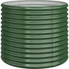 Image de vidaXL - Plantenbak - 80x80x68 - cm - gegalvaniseerd - staal - groen
