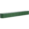 Image de vidaXL - Plantenbak - 332x40x36 - cm - gegalvaniseerd - staal - groen